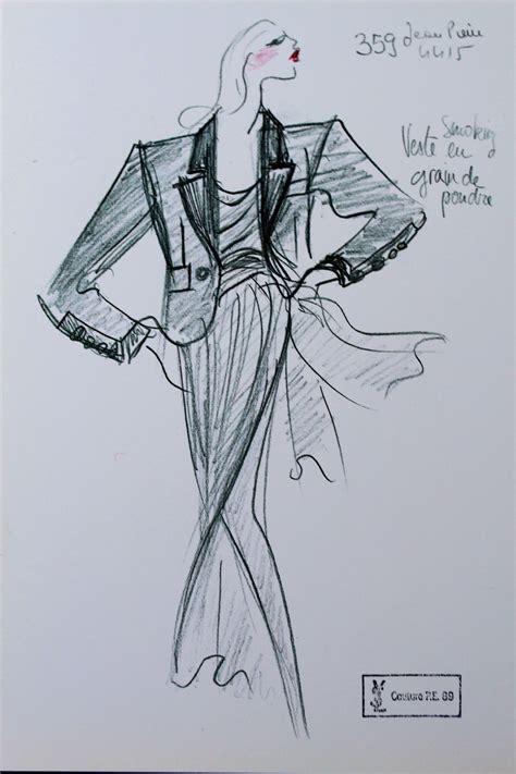 yves saint laurent jacket draw|yves saint laurent fashion.